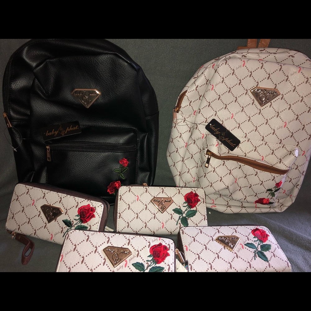 100% Baby Phat Backpacks & Wallets